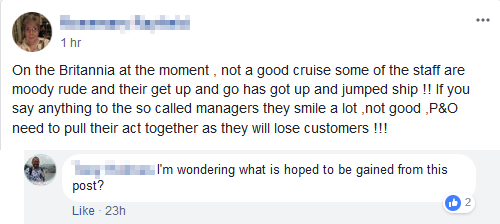 Cruise Forum Bully