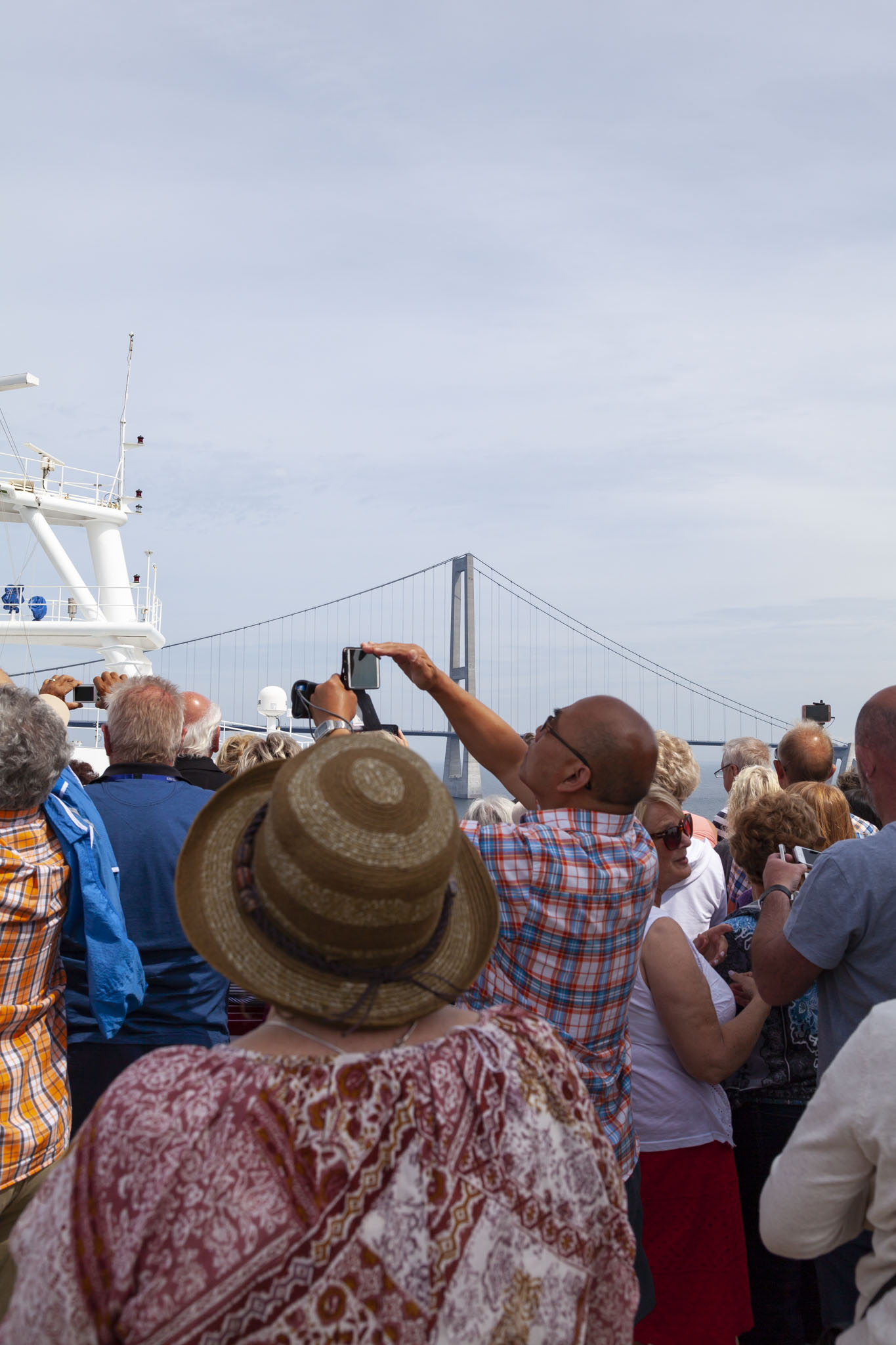 Approaching The Great Belt Bridge