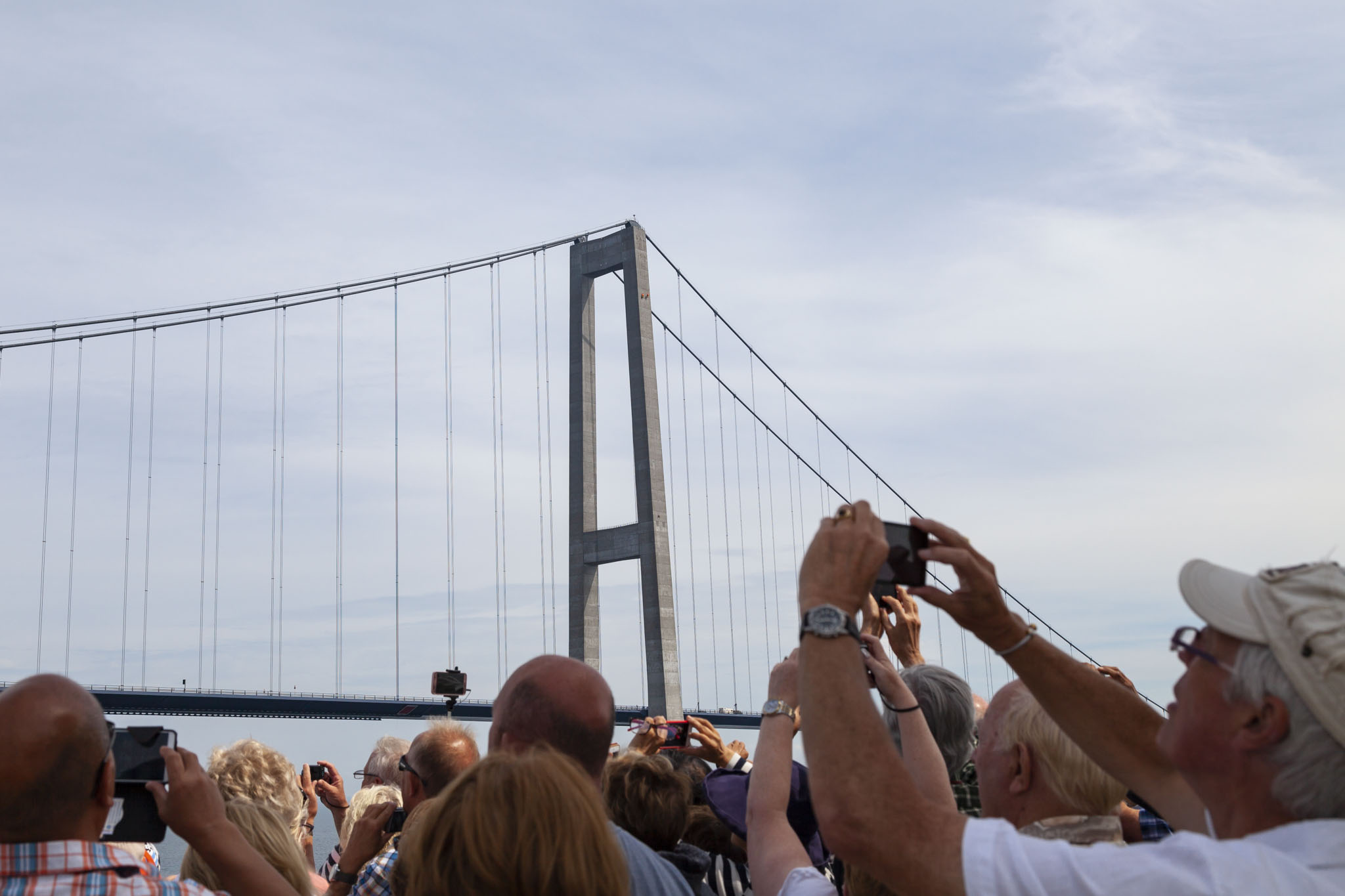 Approaching The Great Belt Bridge