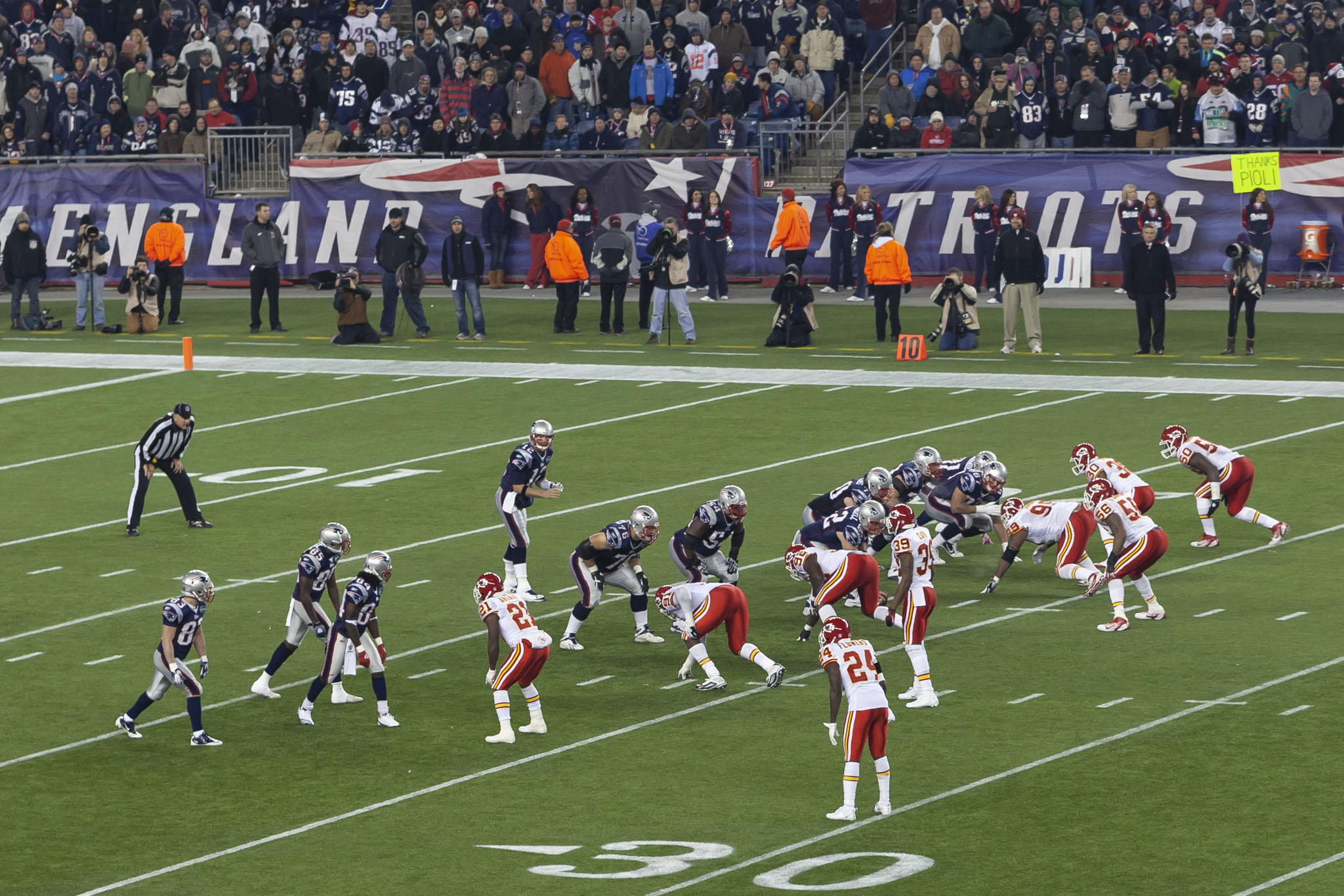 Gillette Stadium 2011, Patriots vs Chiefs