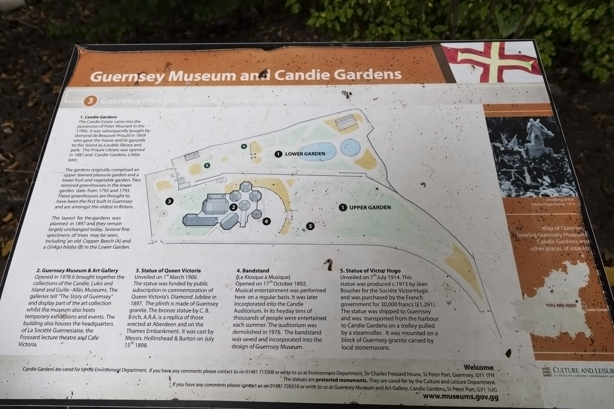 Candie Gardens Map