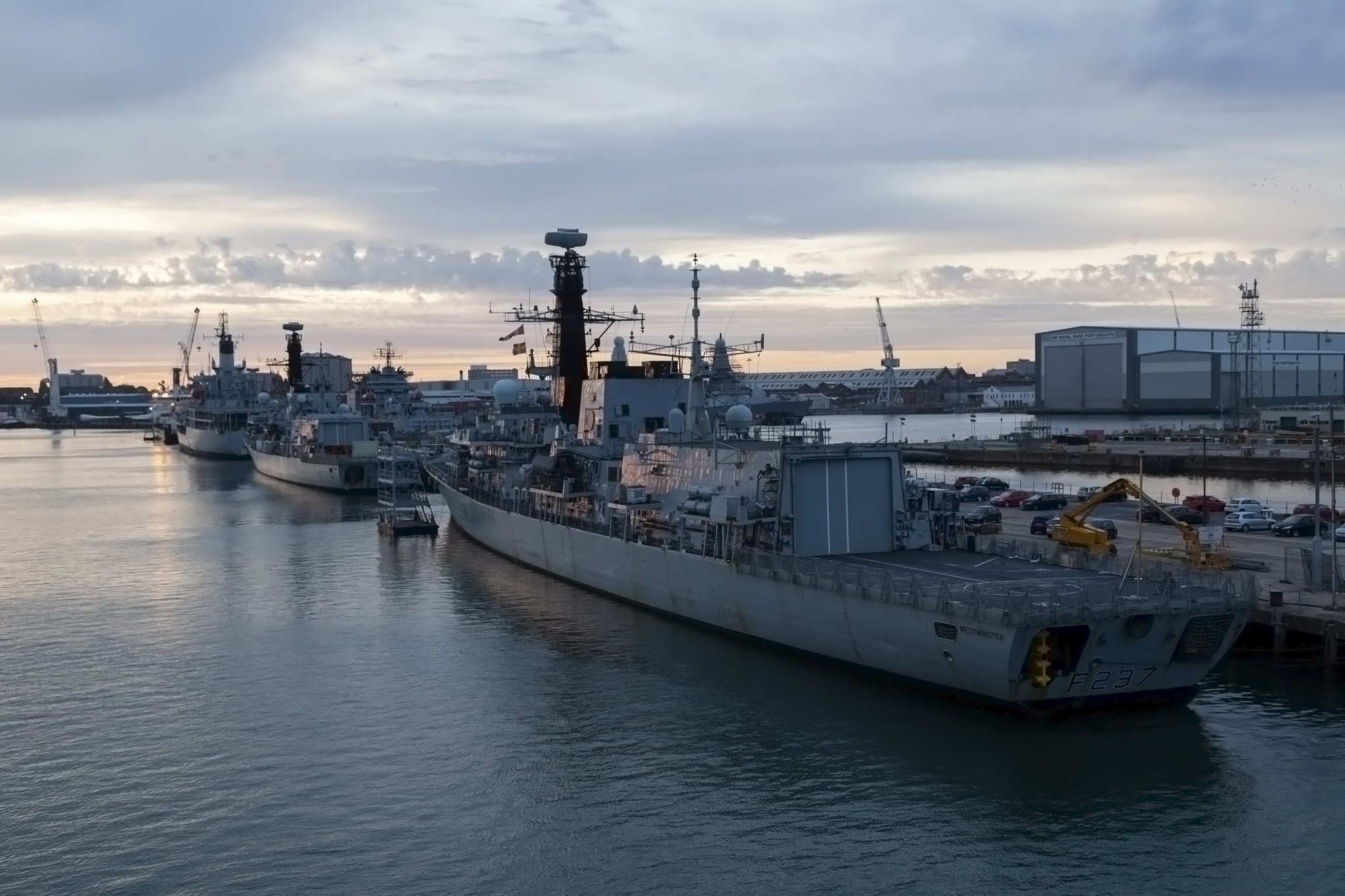 Naval Dockyard, Dawn