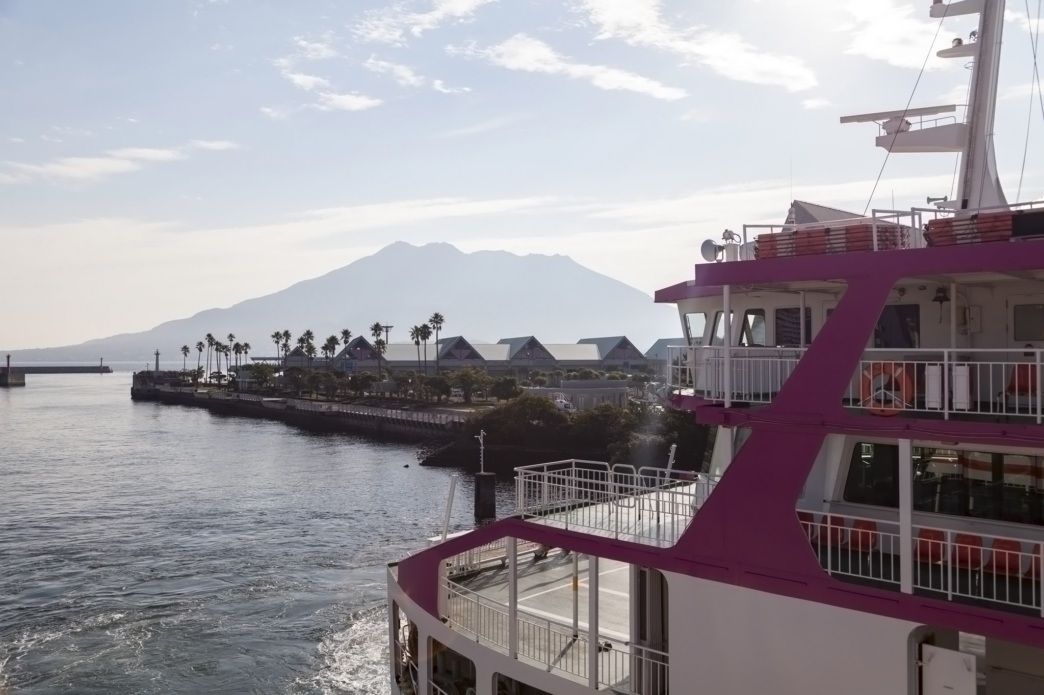 Boat To Sakurajima