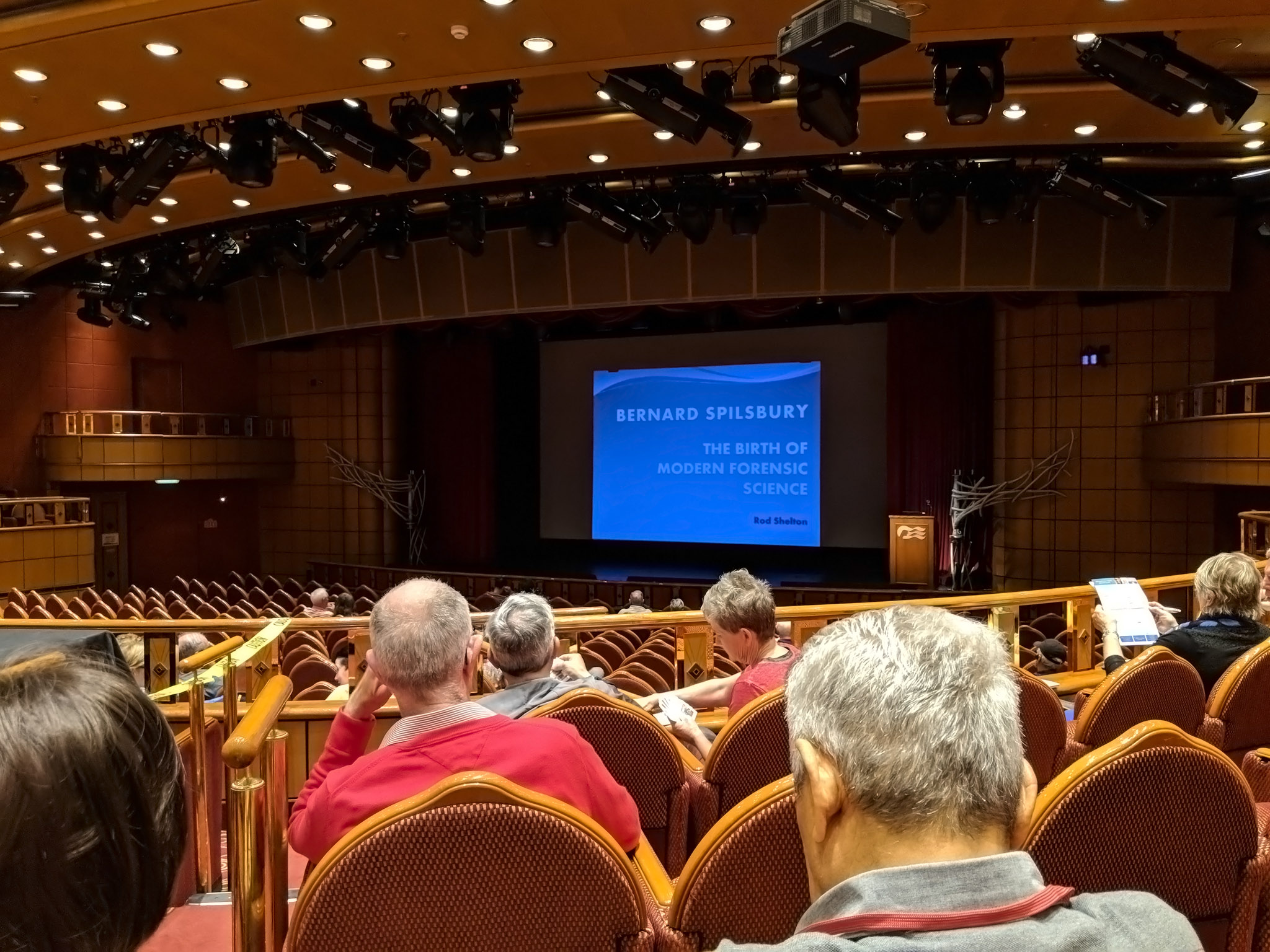 Princess Theater, Forensics Lecture