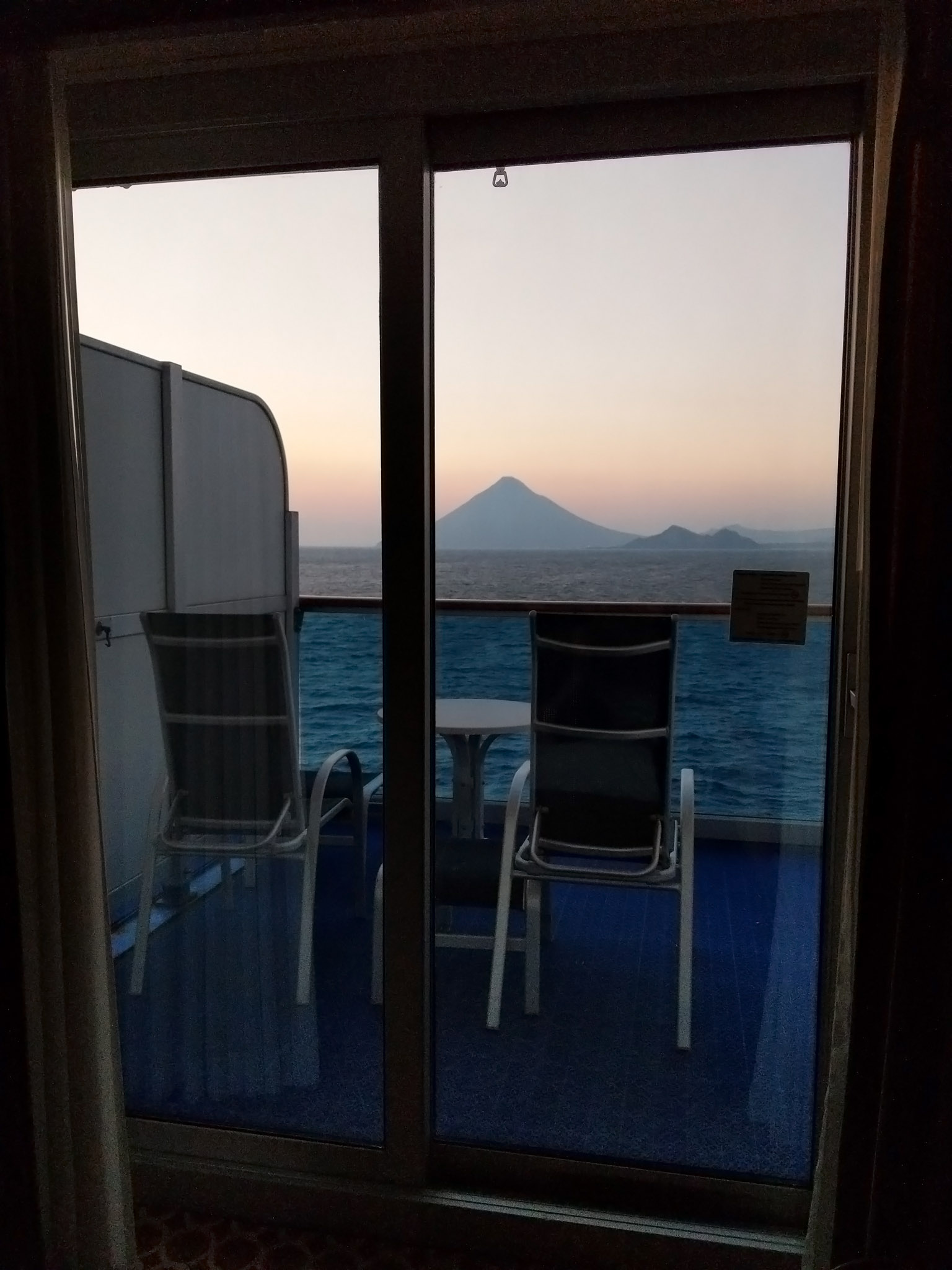 Kaimondake Volcano From Our Room