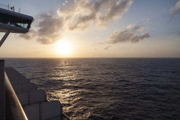 Diamond Princess, South China Sea Sunset