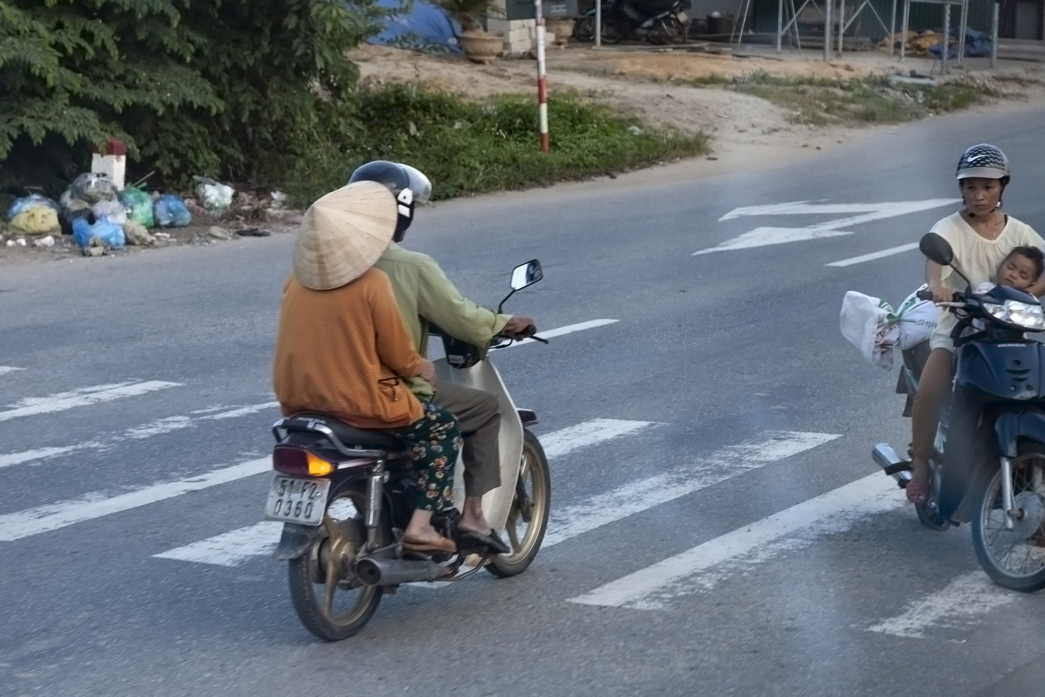 Bike On Vietnam Road