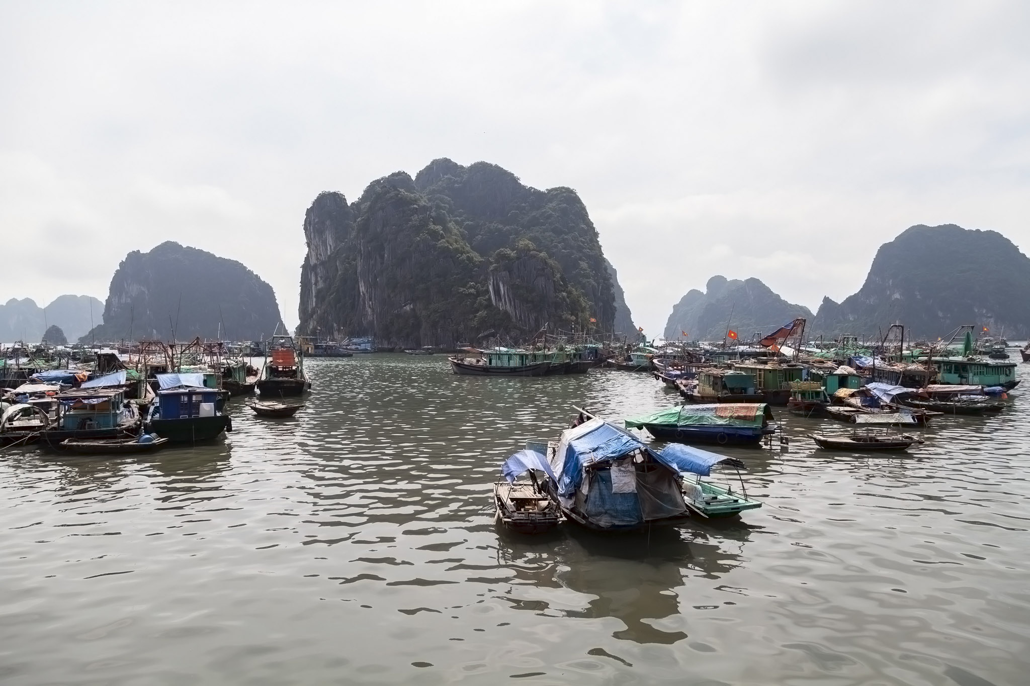 Boats, Ha Long Bay Harbour