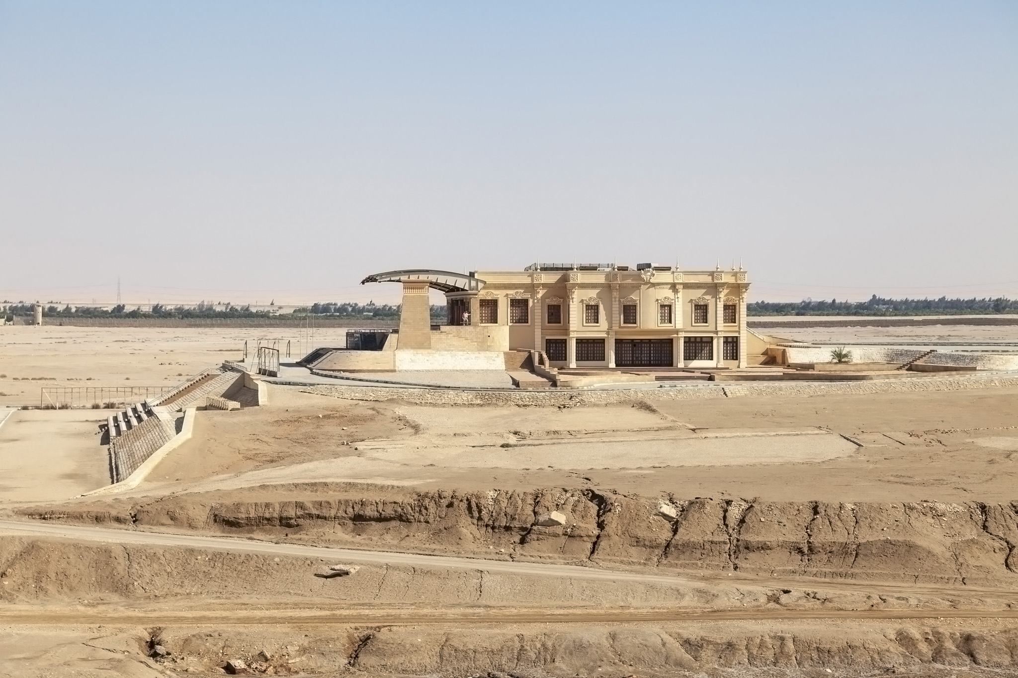 Building Beside Suez Canal