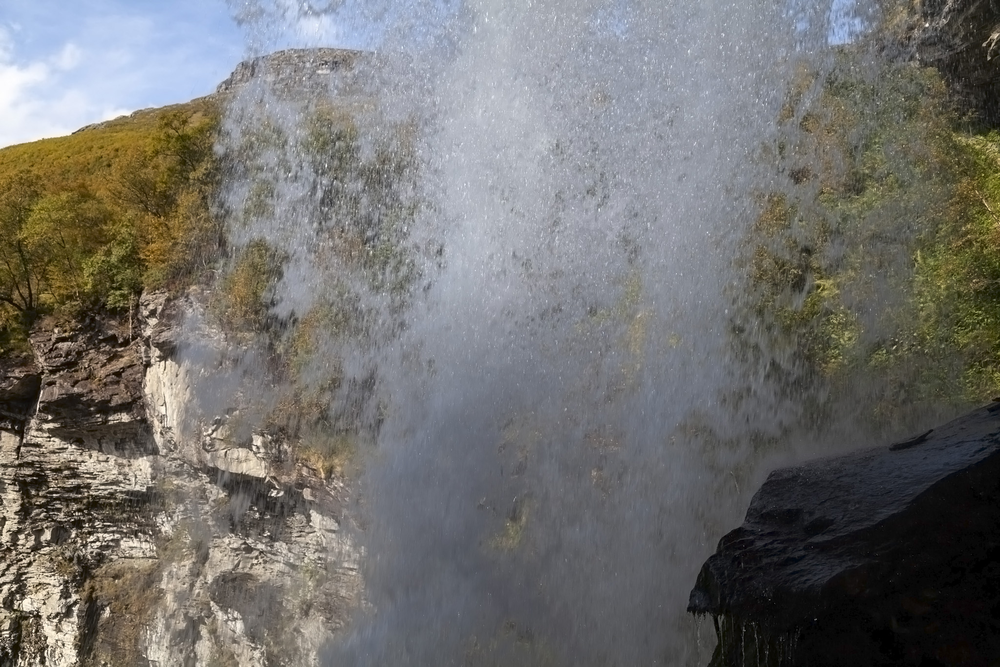 Behind The Waterfall