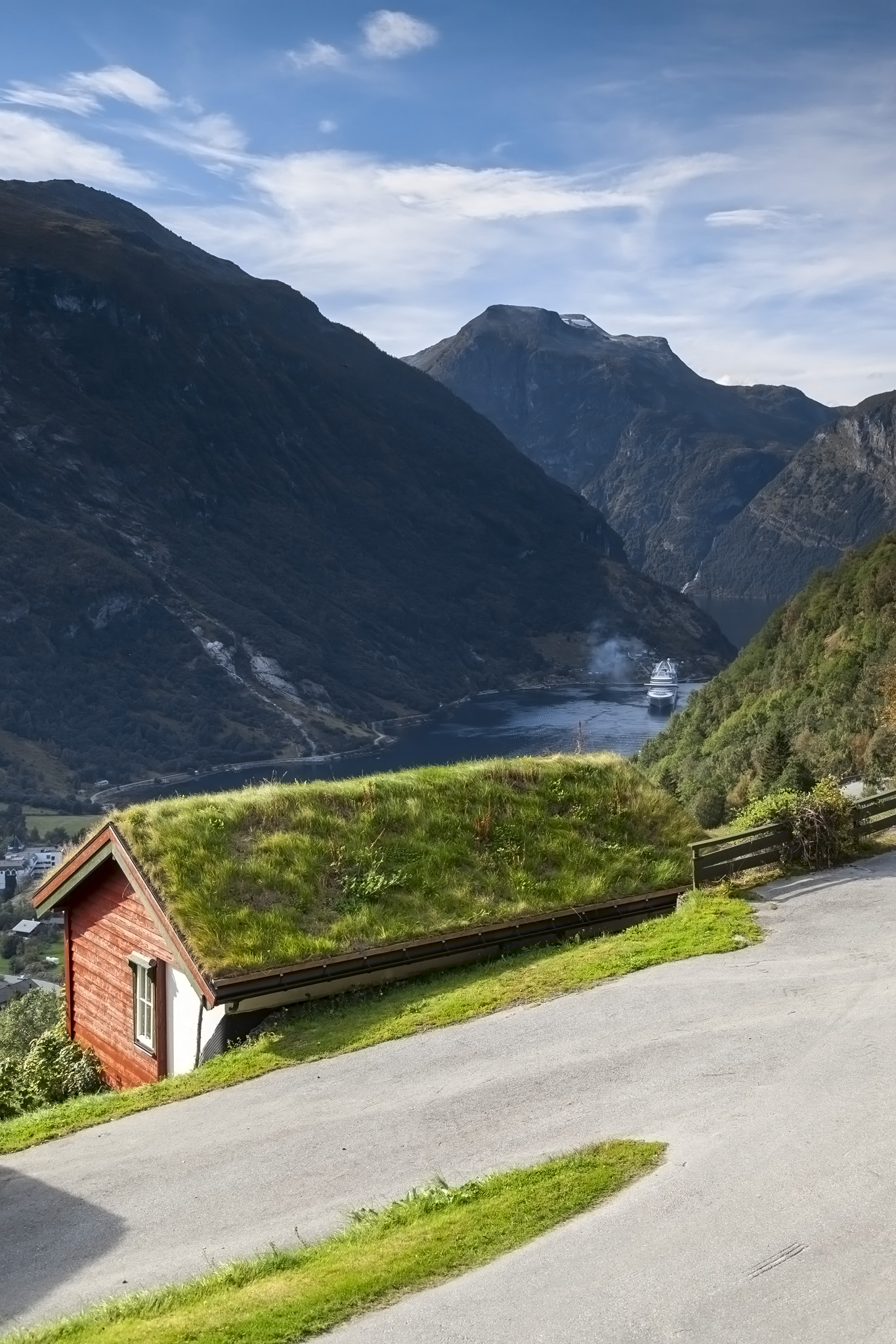 Grass Roof Building, Geiranger