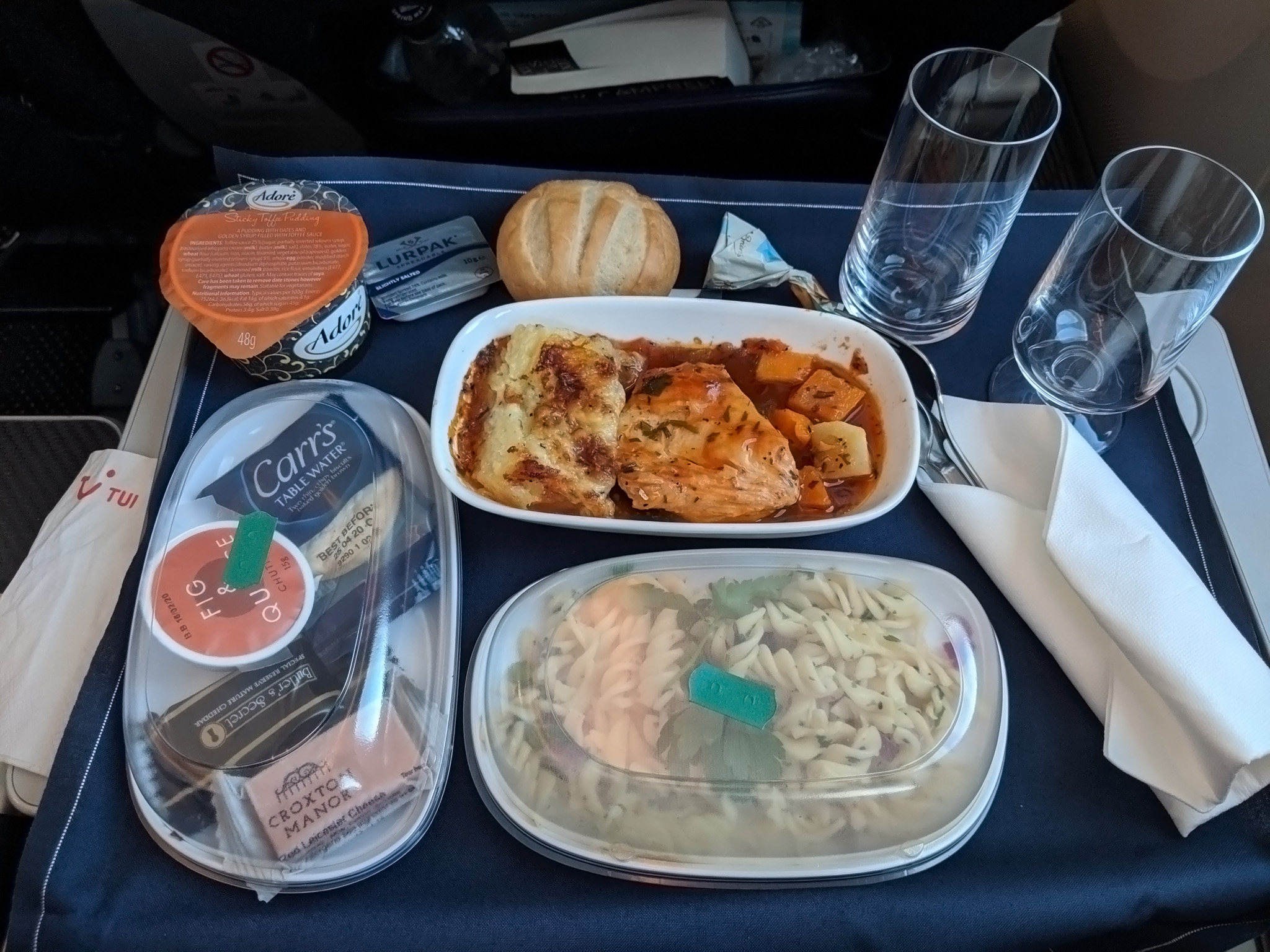 Airplane Food, TUI Flight