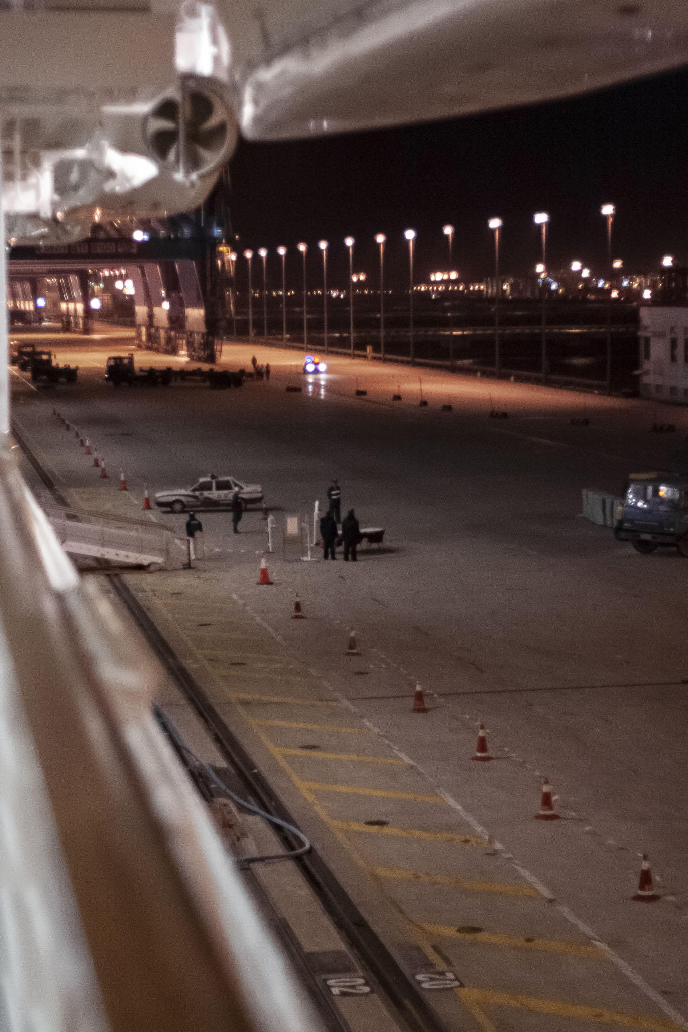 Shanghai Port From Promenade Deck