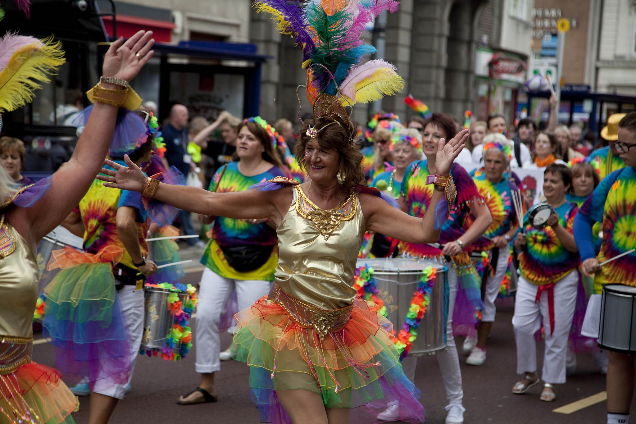 Dancers in the street